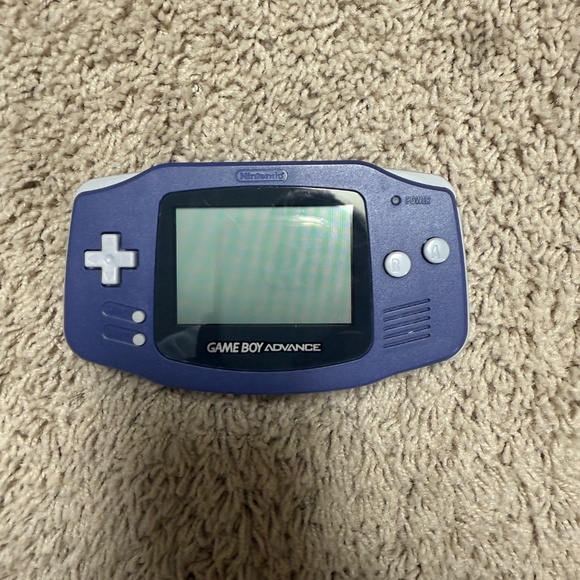 NINTENDO GAME BOY Advance AGB-001 Purple / Indigo w/ Case & 4 Games - Picture 5 of 8